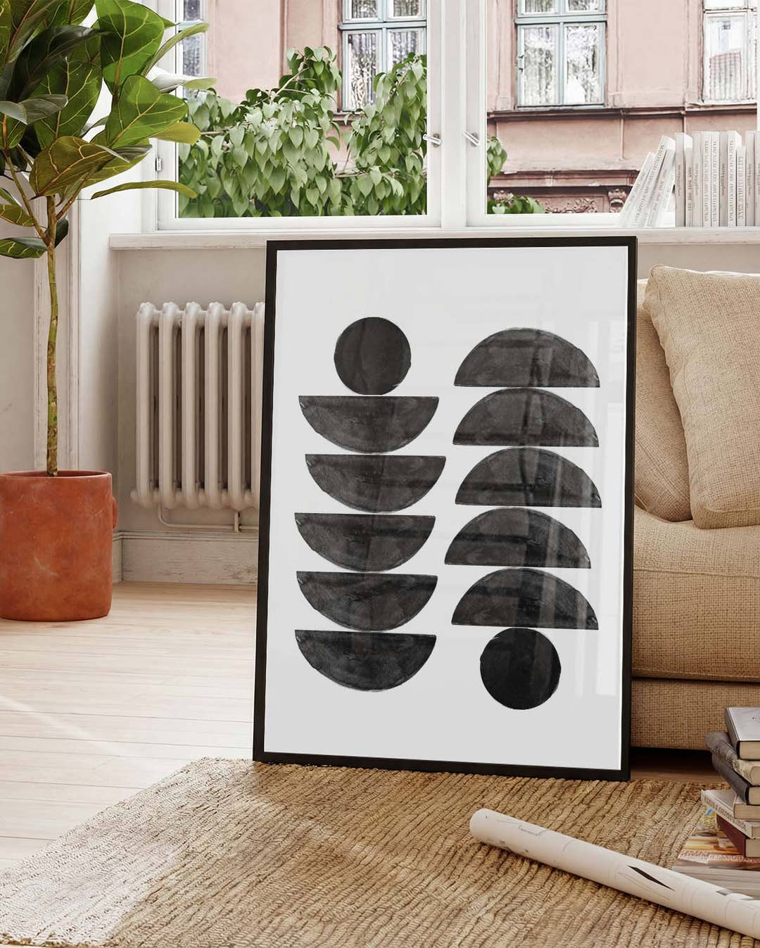 Modernes Geometrisches Muster Poster – Modern Geometric Pattern