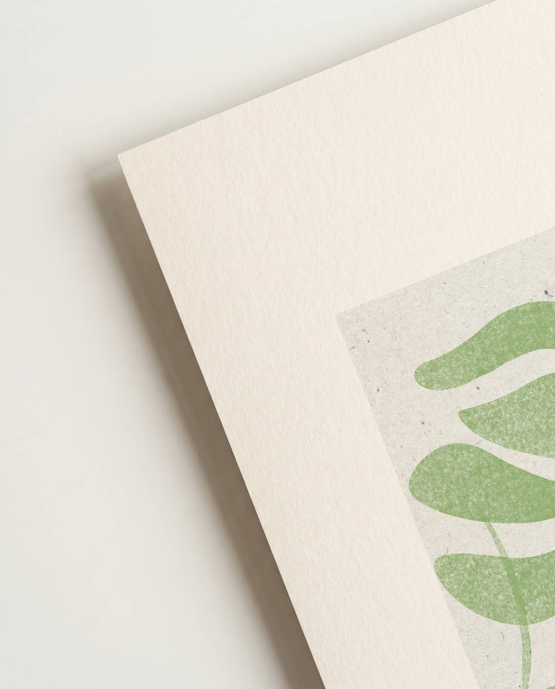 Modernes Blatt Muster Poster – Modern Green Leaf Pattern