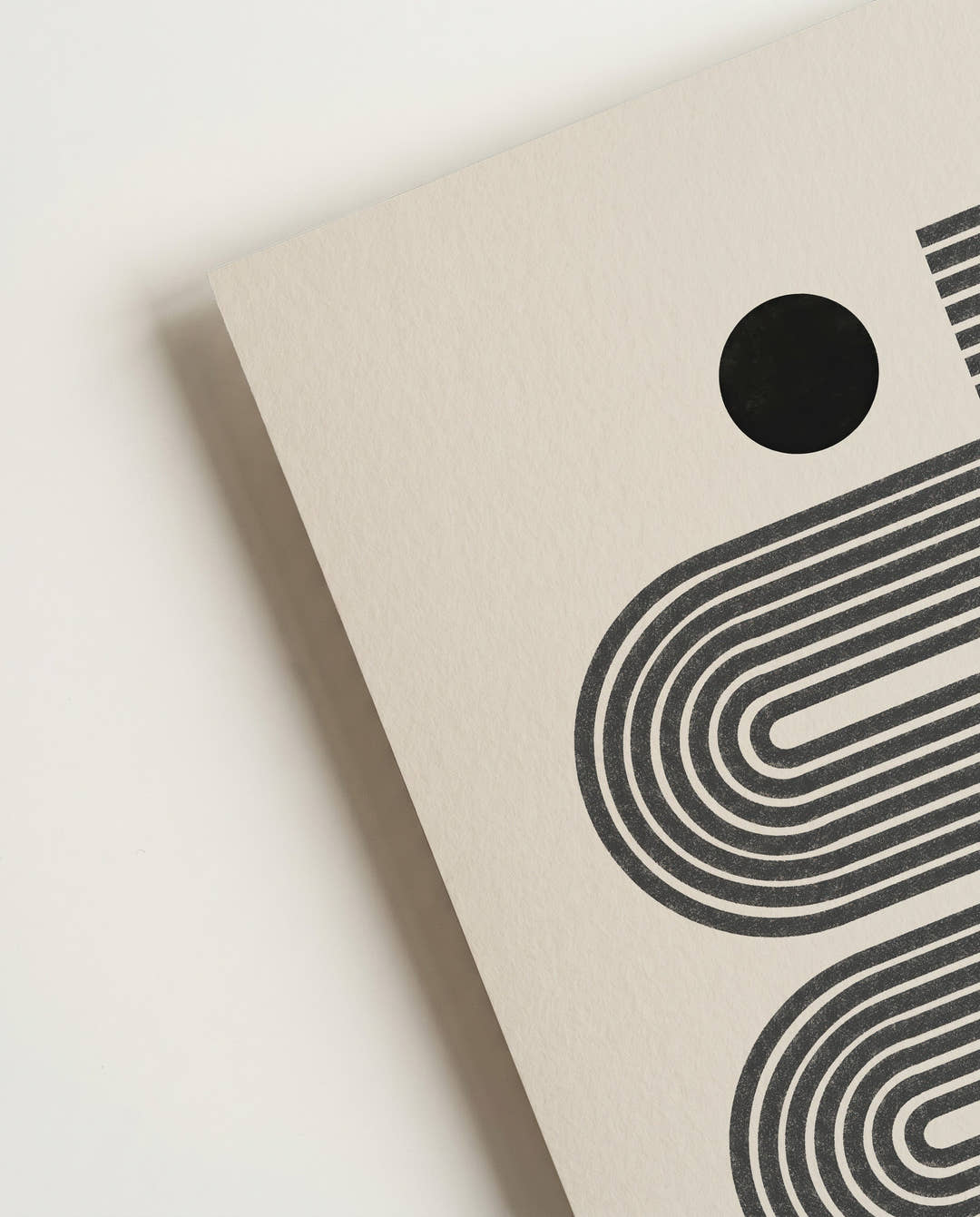 Modernes Linien Labyrinth Poster – Modern Line Labyrinth