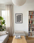 Modernes Linien Labyrinth Poster – Modern Line Labyrinth