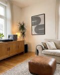 Moderne Linien Wellen Poster – Modern Line Waves