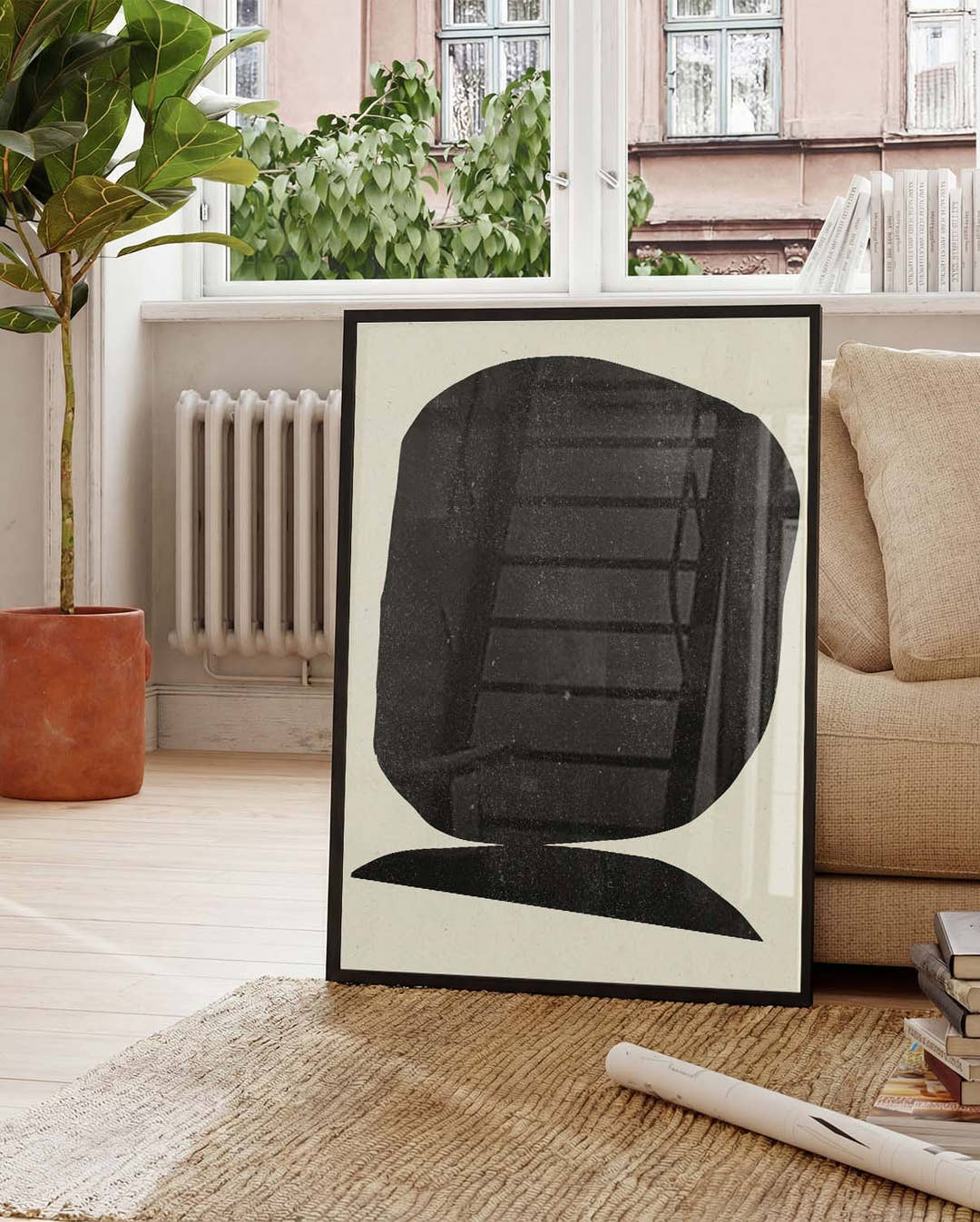 Modern Minimal Silhouette Poster – Modern Minimal Silhouette