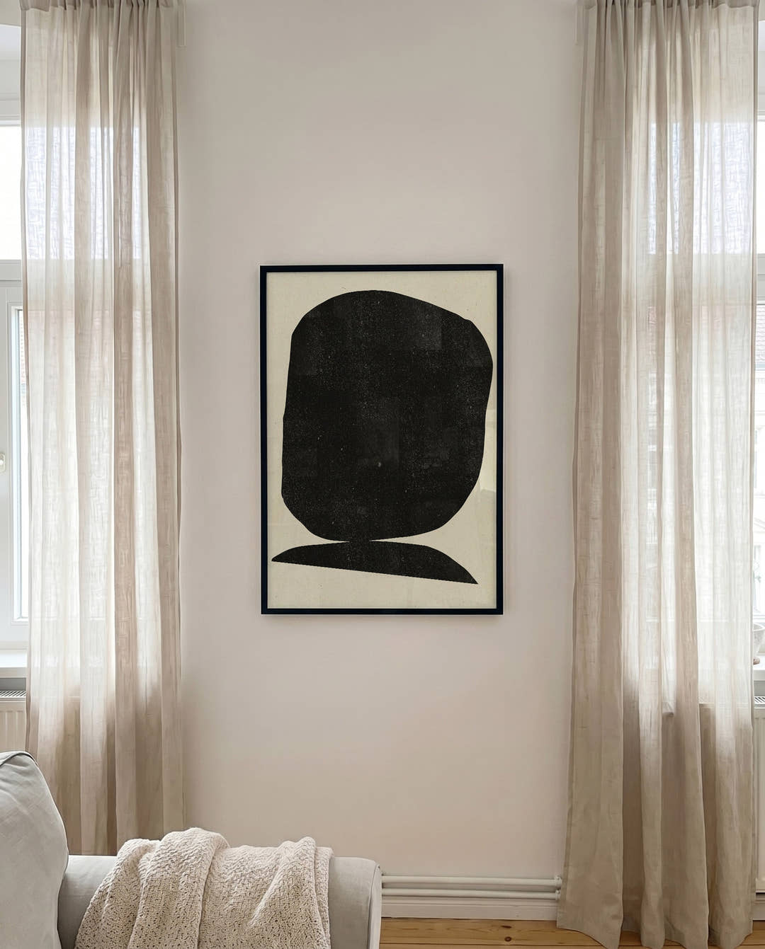 Modern Minimal Silhouette Poster – Modern Minimal Silhouette
