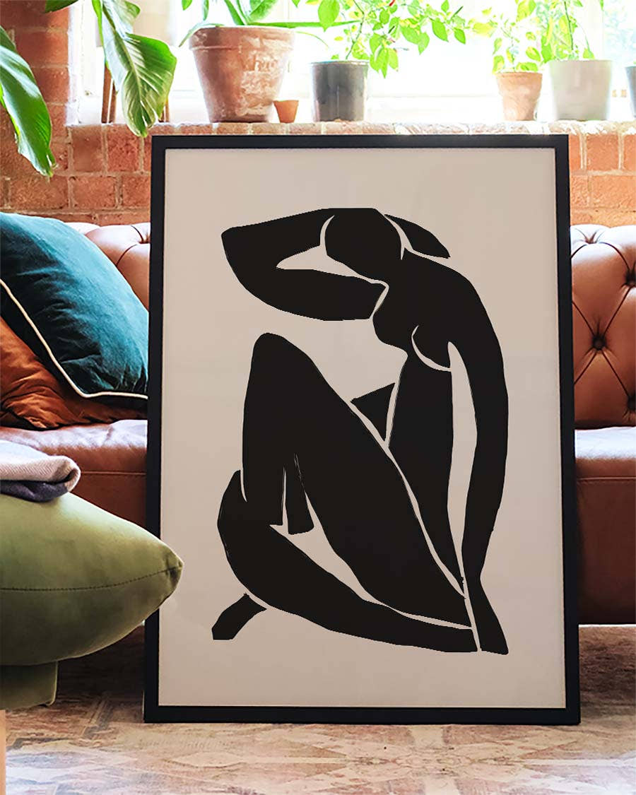 Modernes Silhouetten Poster – Modern Silhouette Study