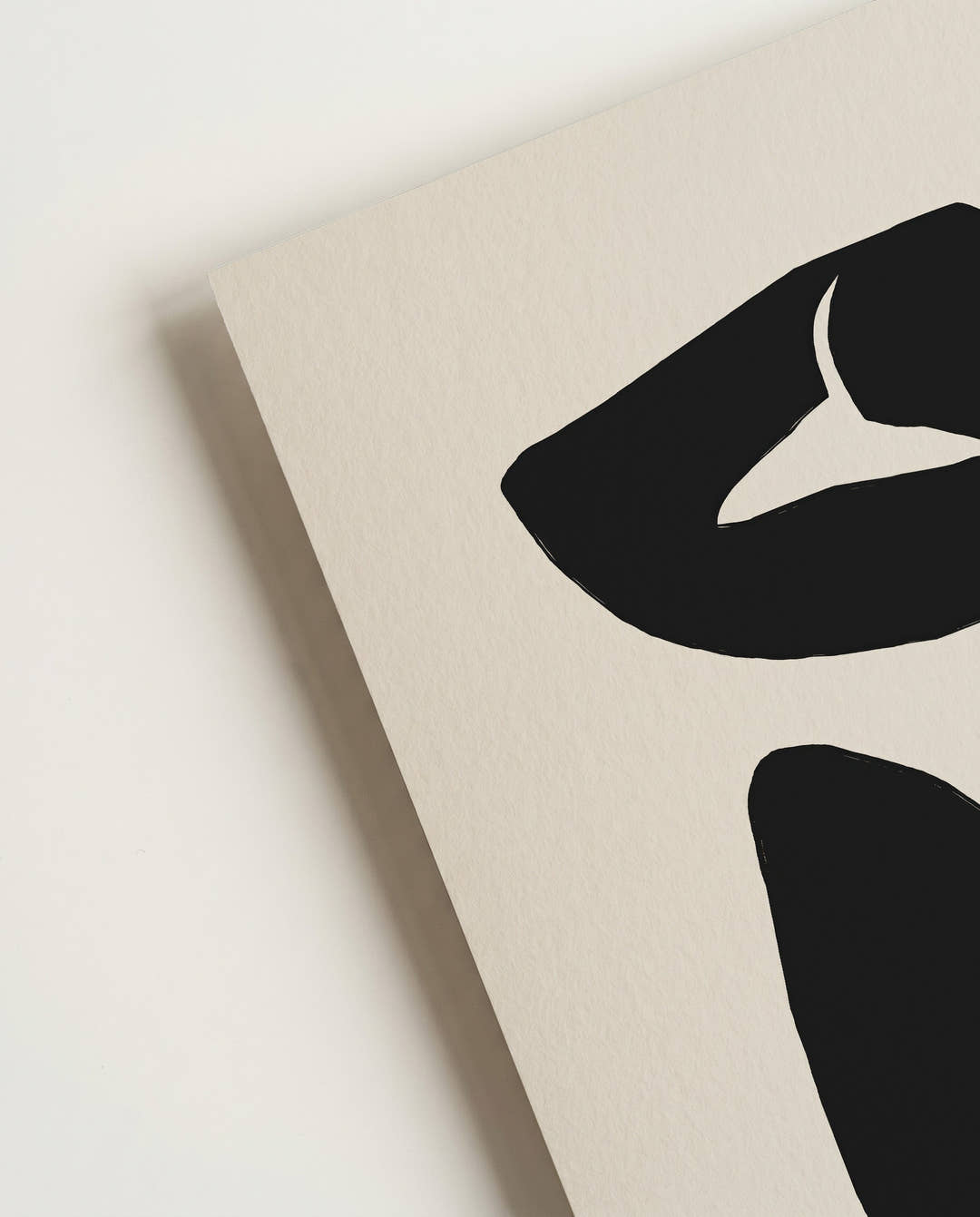 Modernes Silhouetten Poster – Modern Silhouette Study