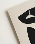 Modernes Silhouetten Poster – Modern Silhouette Study