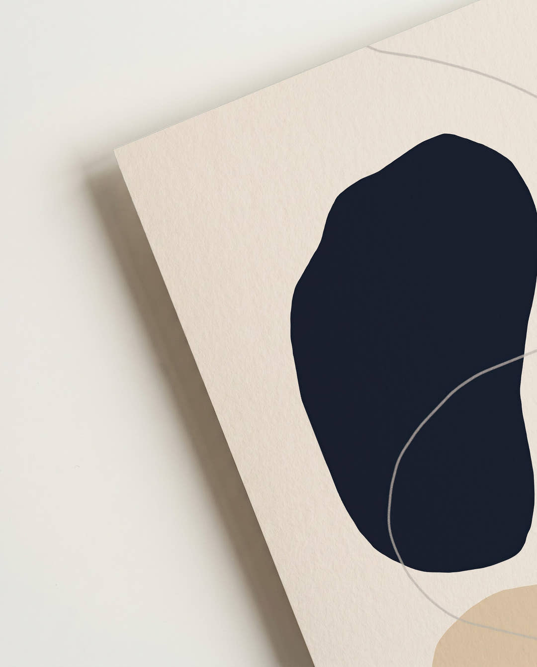 Modernes Farbduo Poster – Modernes Farbduo Abstrakt