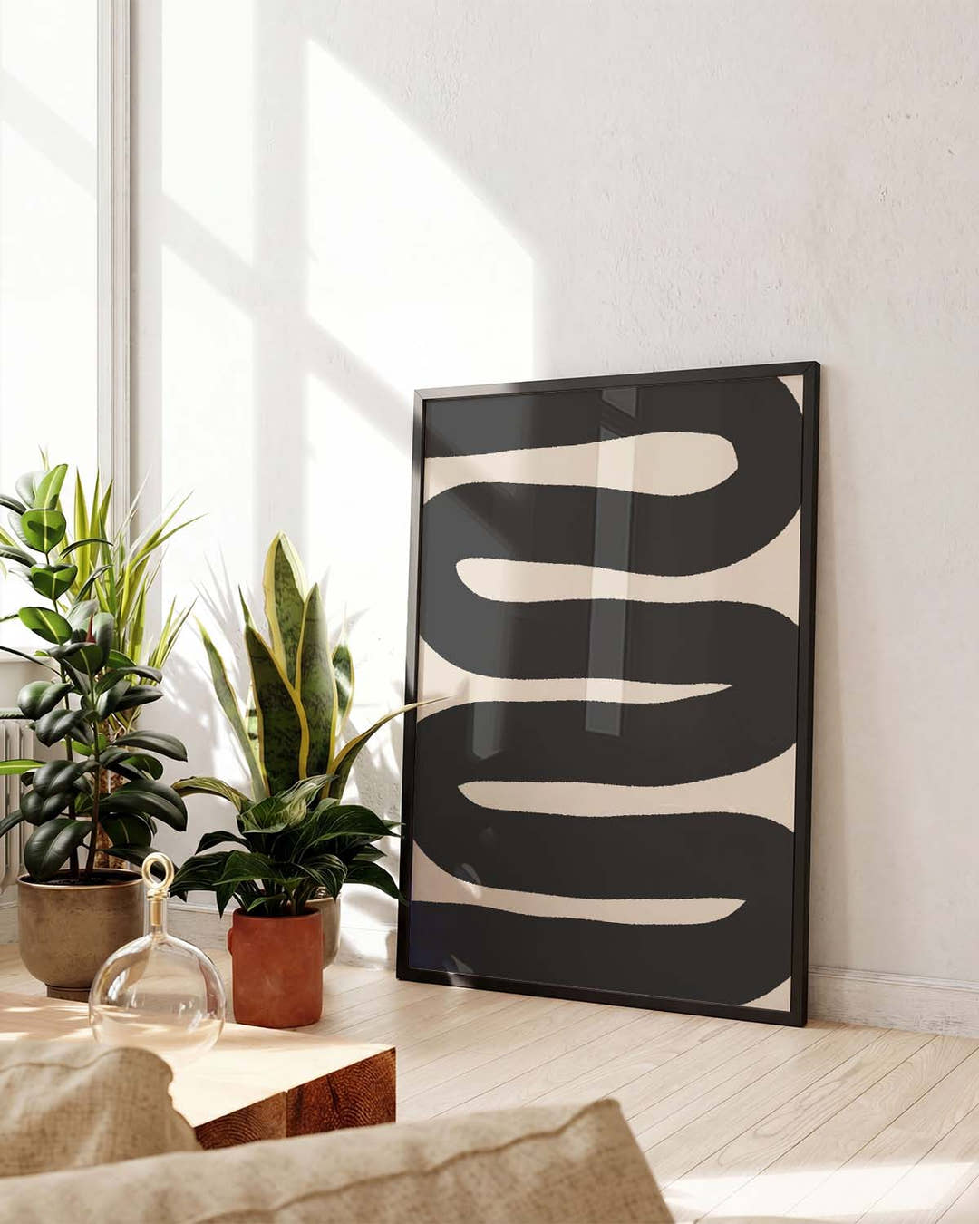 Modernes Schwarz Signal Poster – Modernes Schwarzsignal