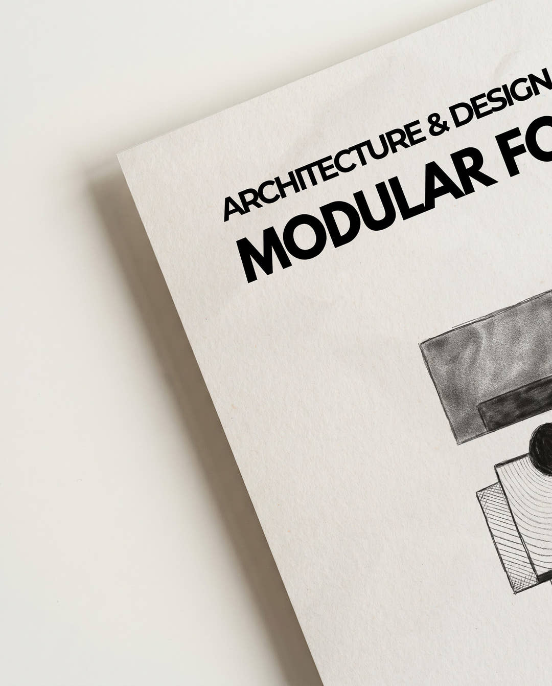 Architektur Formen Dekorationsposter – Modular Forms