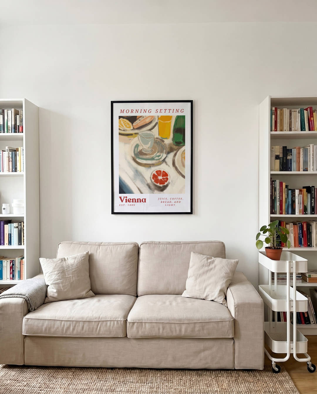 Morning Setting | Warmes Frühstücks-Poster