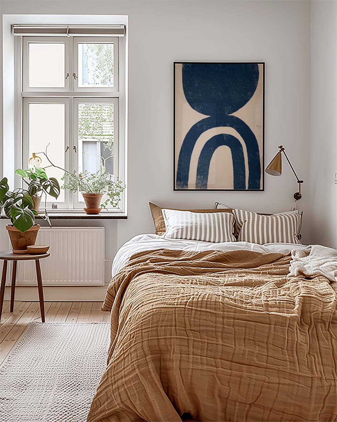 Marine Bogen Poster – Navy Arch Composition