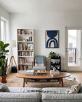 Marine Bogen Poster – Navy Arch Composition
