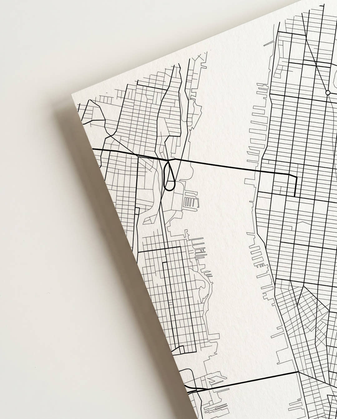 New York City Map Poster – Minimal Stadtkarte