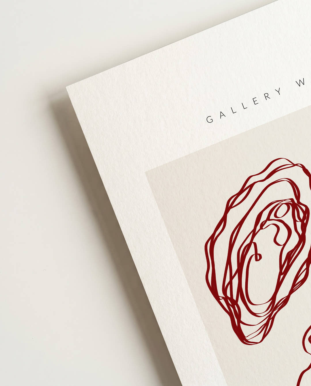 Oyster Affairs | Minimalistisches Line-Art-Poster