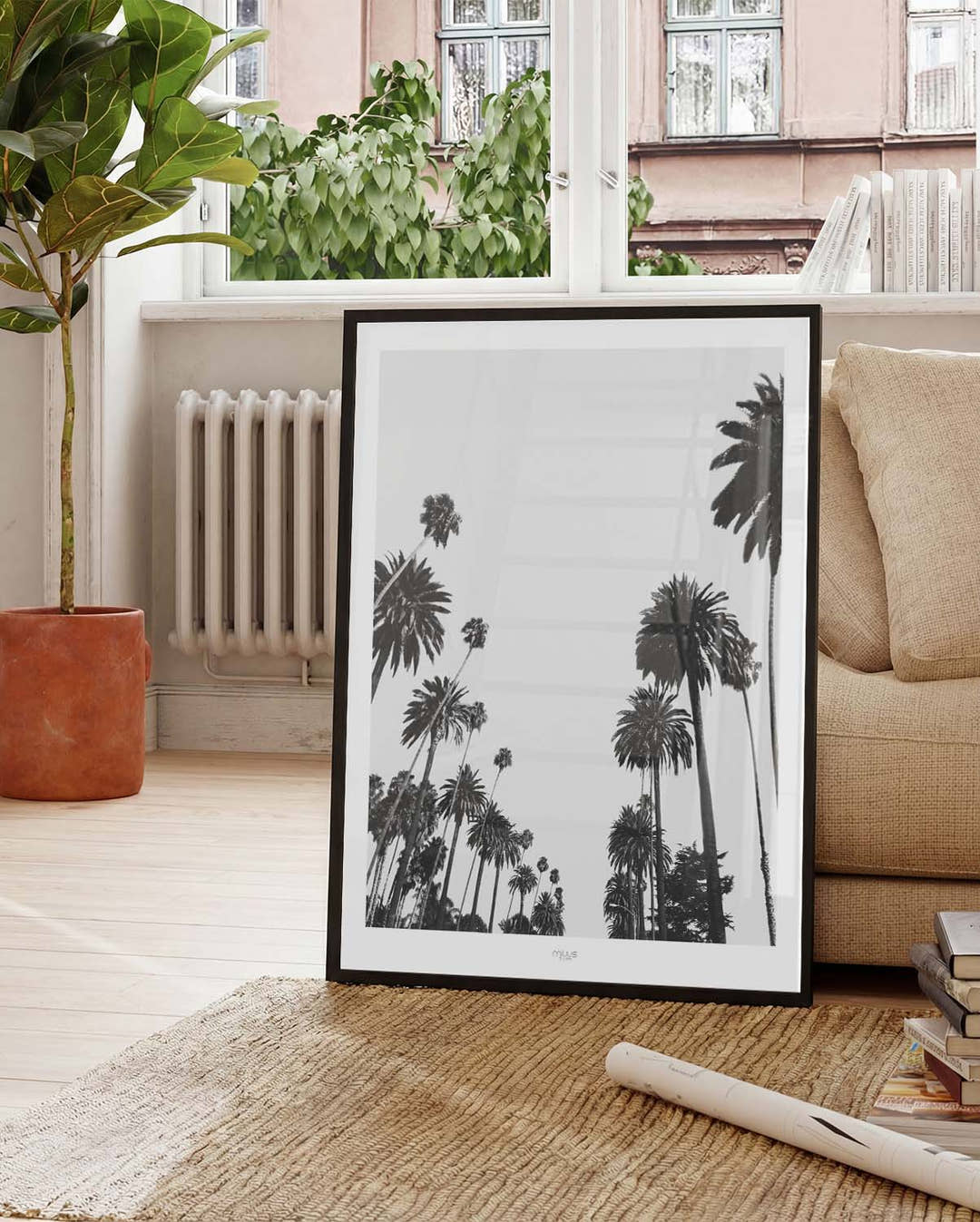 Palmen Himmel Poster – Palm Trees Sky View
