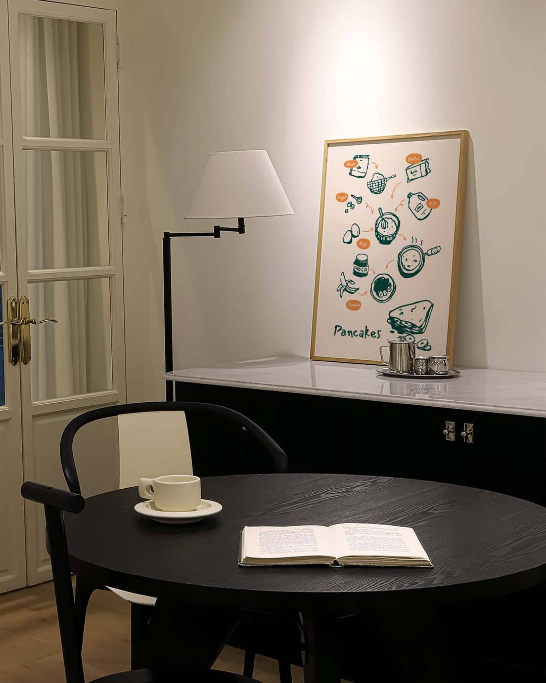 Frühstück Küchenposter – Pancakes Breakfast
