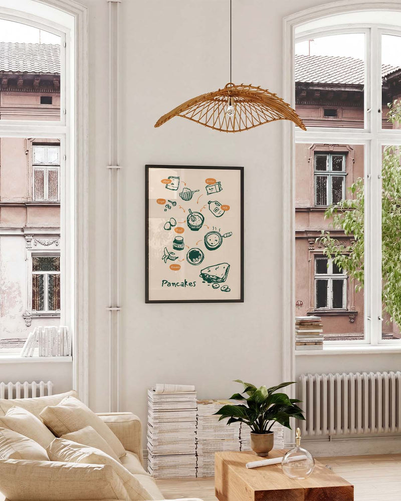 Frühstück Küchenposter – Pancakes Breakfast
