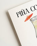 Tropisches Cocktail Poster – Pina Colada