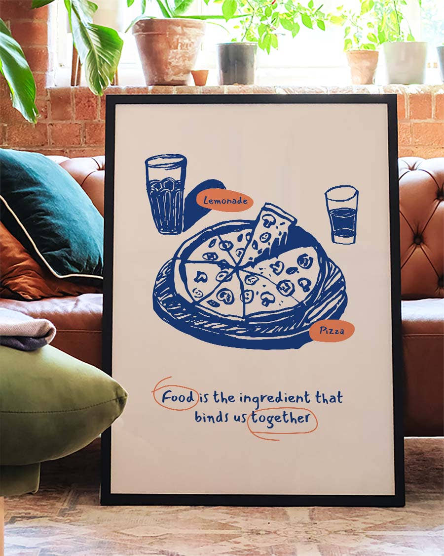 Pizza Food Poster – Pizza Night