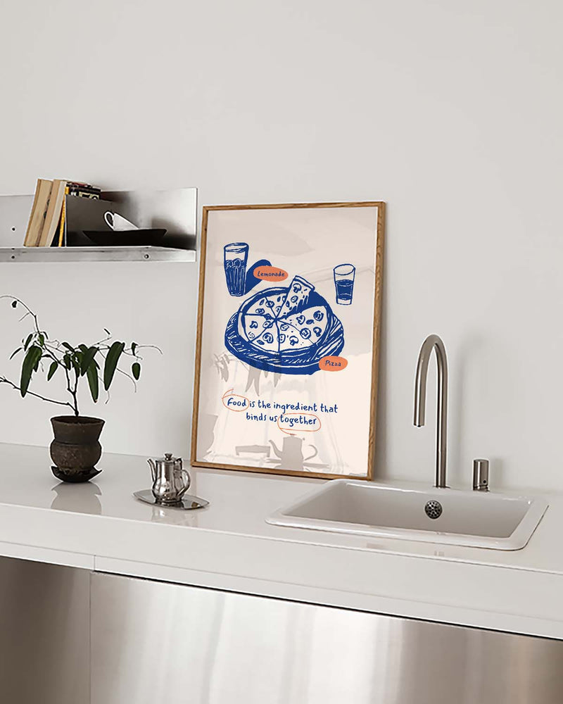 Pizza Food Poster – Pizza Night