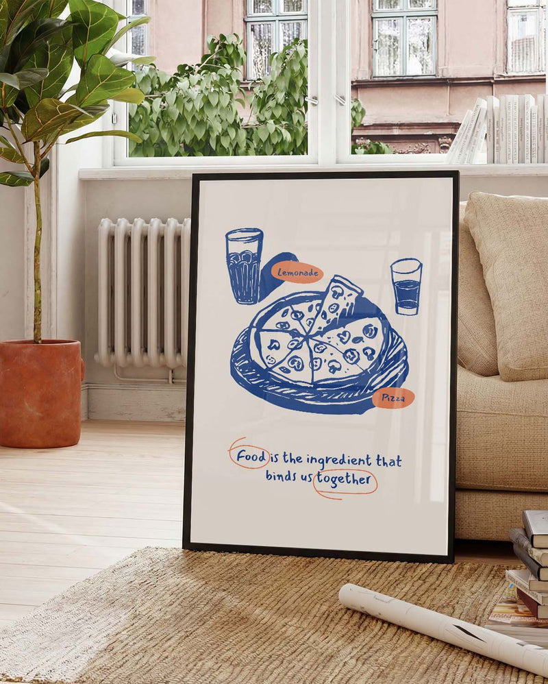 Pizza Food Poster – Pizza Night