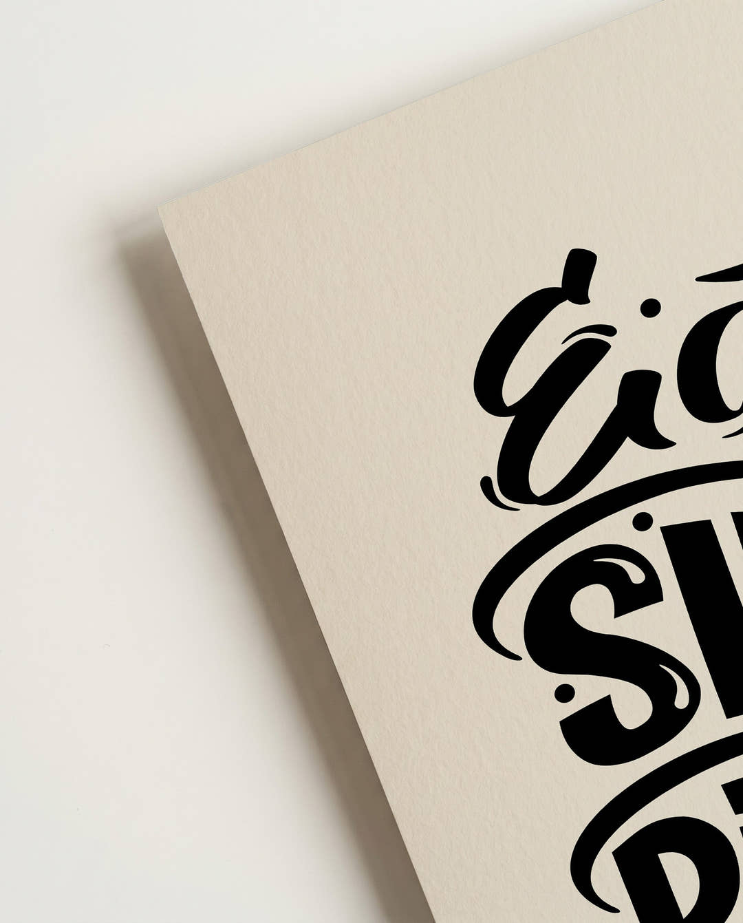 Pizza Typografie Poster – Pizza Repeat