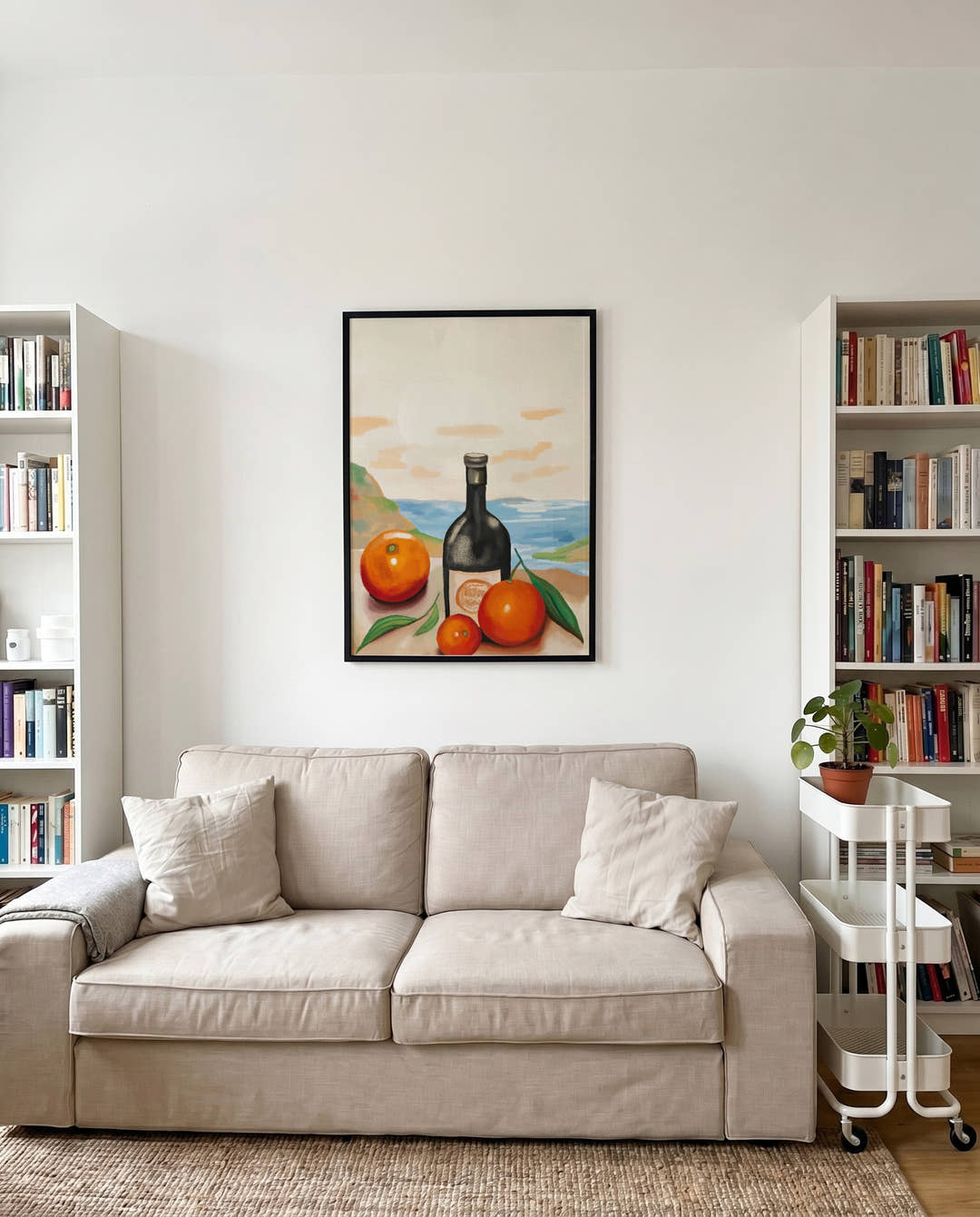 Pomodori al Sole | Mediterrane Stillleben-Illustration Poster