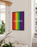 Rainbow Bauhaus Poster