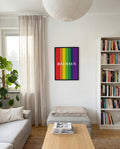Rainbow Bauhaus Poster