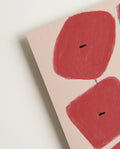 Rote Blume Minimal Poster – Red Flower Minimal