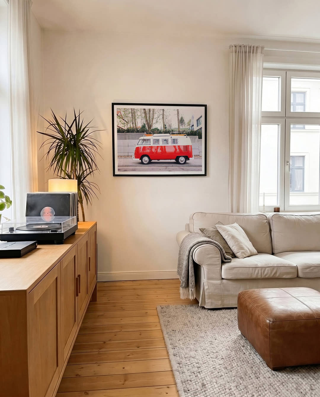 Red Van | Car Photography Poster