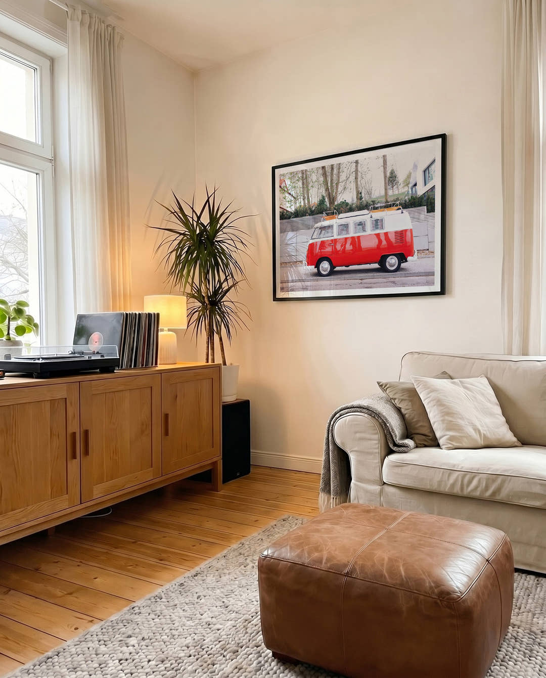 Red Van | Car Photography Poster