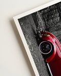 Red old beetle | Car Photography Poster