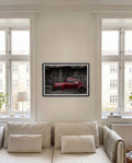 Red old beetle | Car Photography Poster