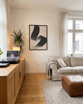 Abstraktes Pinsel Poster – Roher Pinselimpuls