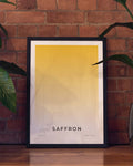 Saffron | Minimalist Art Poster