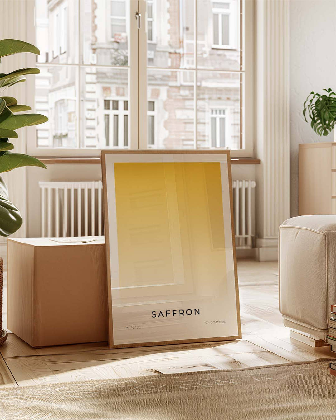 Saffron | Minimalist Art Poster