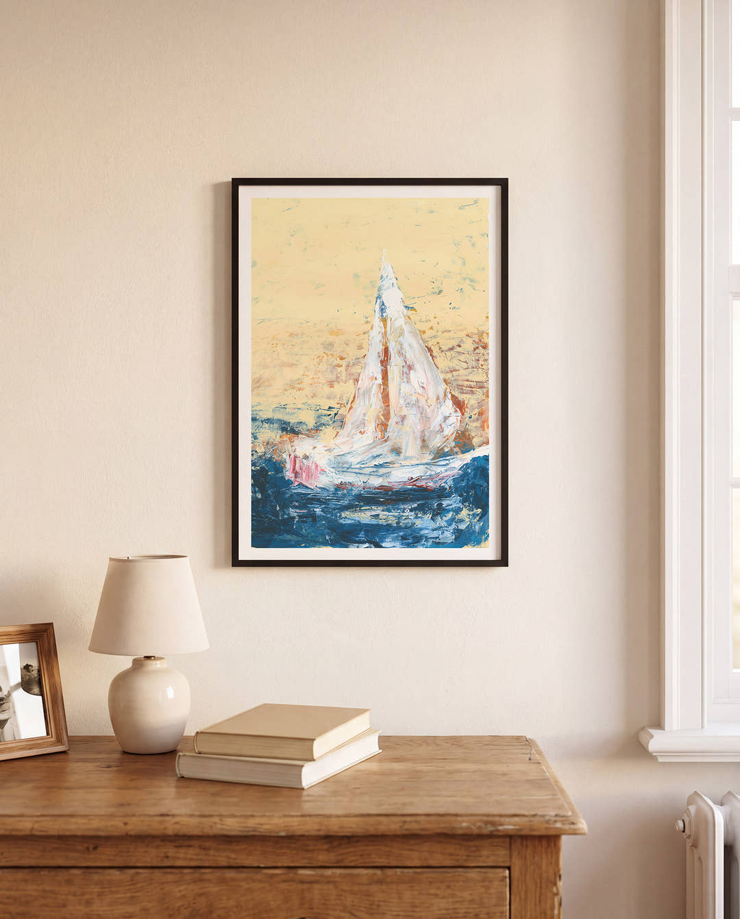 Sailing Boat | Acryl Gemälde Kunstdruck