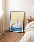 Sailing Boat | Acryl Gemälde Kunstdruck