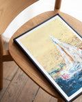 Sailing Boat | Acryl Gemälde Kunstdruck
