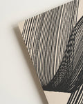 Samtiges Linien Poster – Samtige Pinselkurve