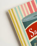 Retro Food Illustration Poster – Sardines Can Illustration