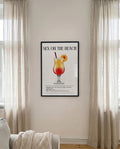 Sommer Cocktail Poster – Sex On The Beach