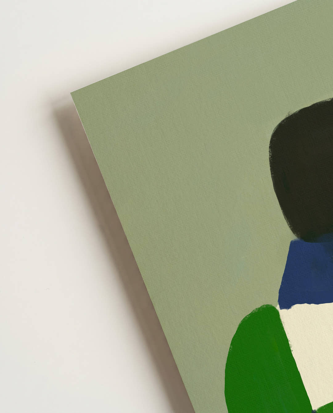 Silent Posture | Abstraktes Figuren-Poster