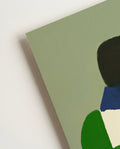 Silent Posture | Abstraktes Figuren-Poster