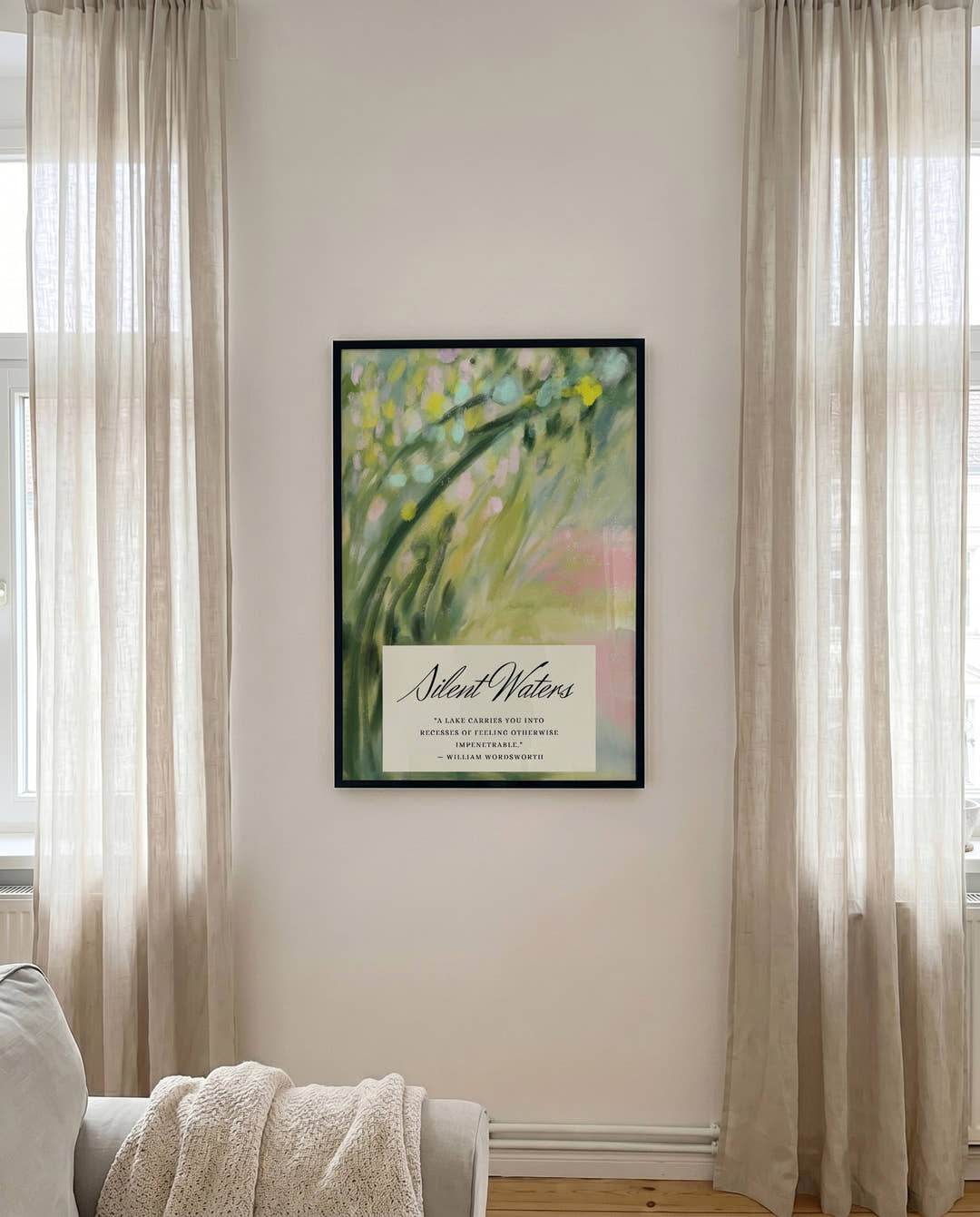 Silent Water | Sanfte Naturillustration Poster