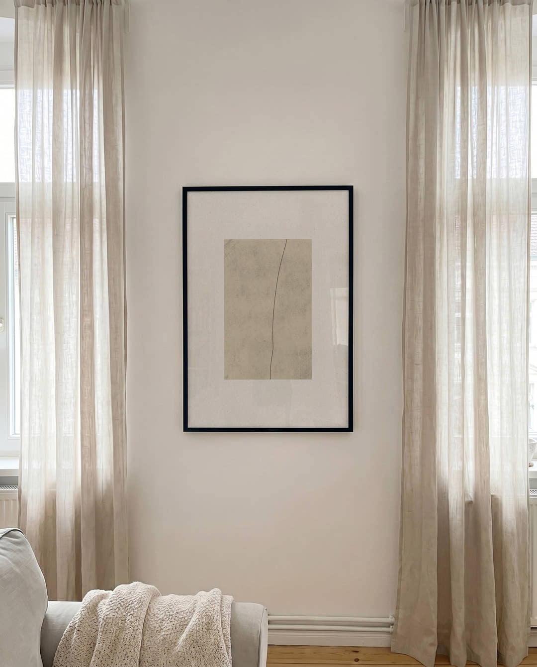 Single Line Minimal Poster – Minimalistische Linienkunst