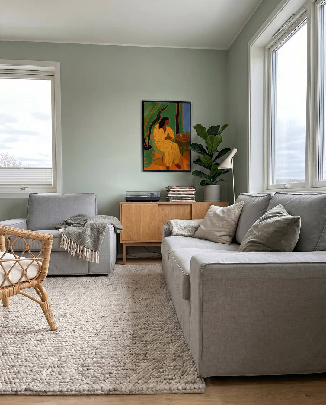 Slow Room | Modernes Figuren-Poster