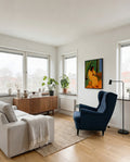 Slow Room | Modernes Figuren-Poster