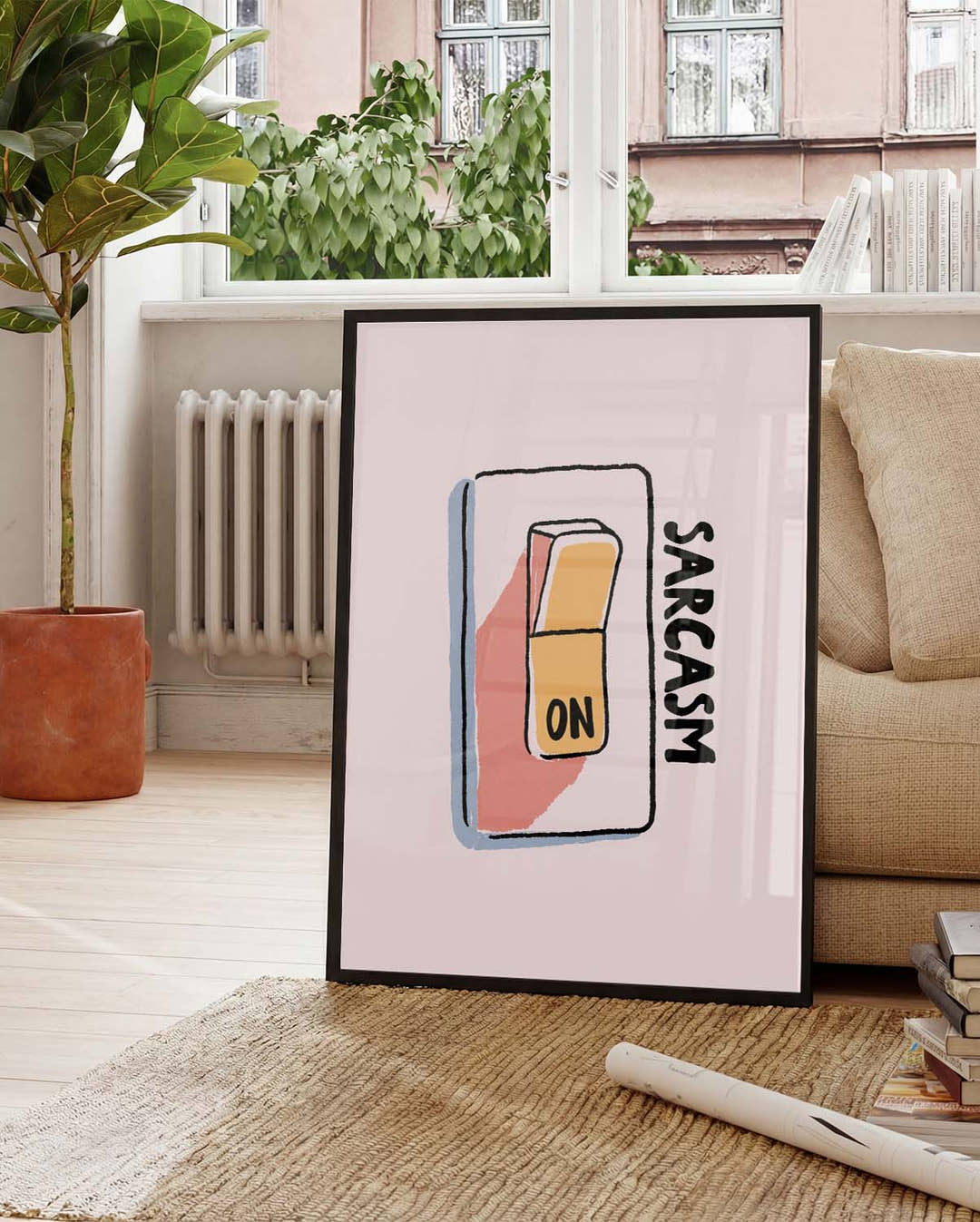 Pop Art Humor Poster – Snackish Pop Art